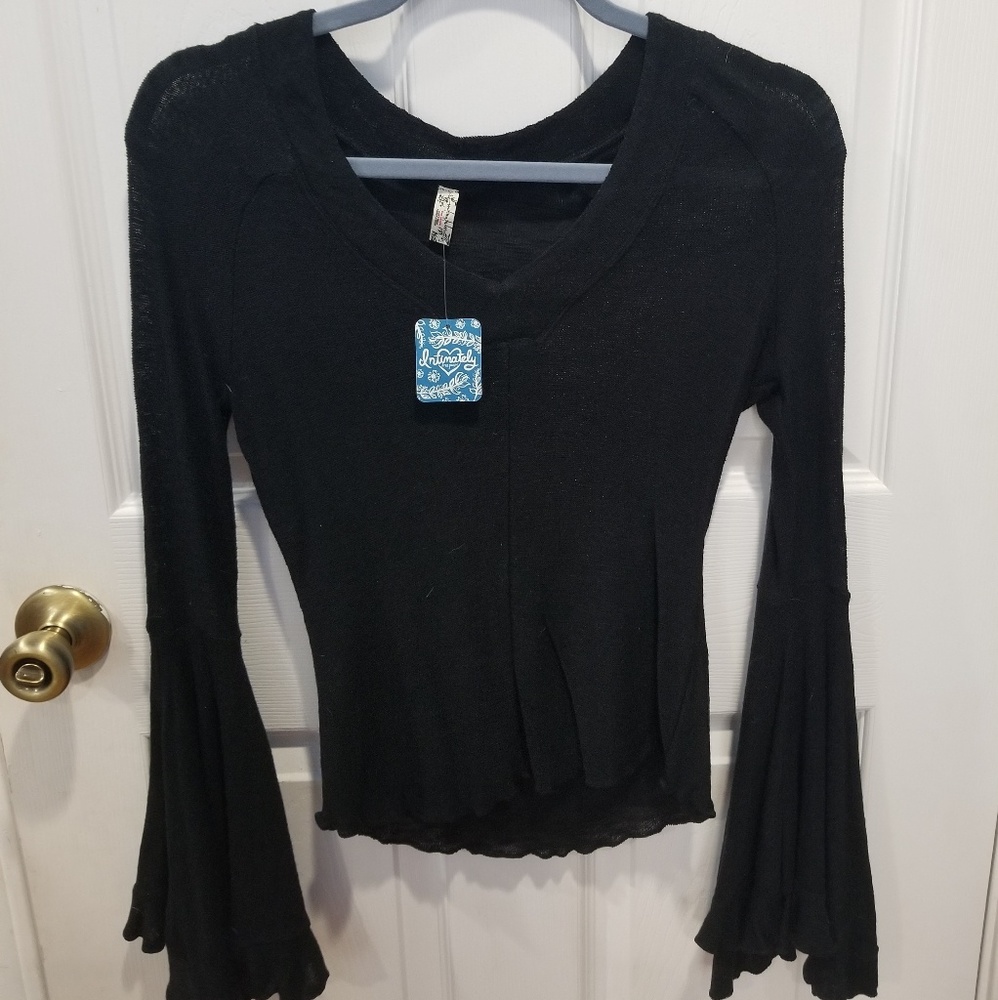 Free People Intimately black shirt
